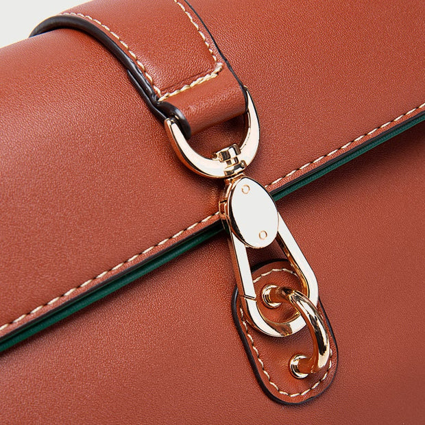 Fashion Leather Handbag for Women Small Casual Shoulder Bag Satchel