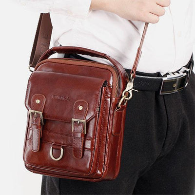 Multifunctional Leather Crossbody Bag