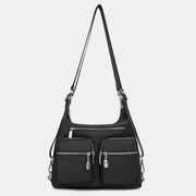 Multi-Carry Waterproof Daypack 3 Way Use Convertible Backpack Crossbody Shoulder Bag