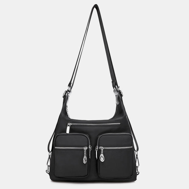 Multi-Carry Waterproof Daypack 3 Way Use Convertible Backpack Crossbody Shoulder Bag