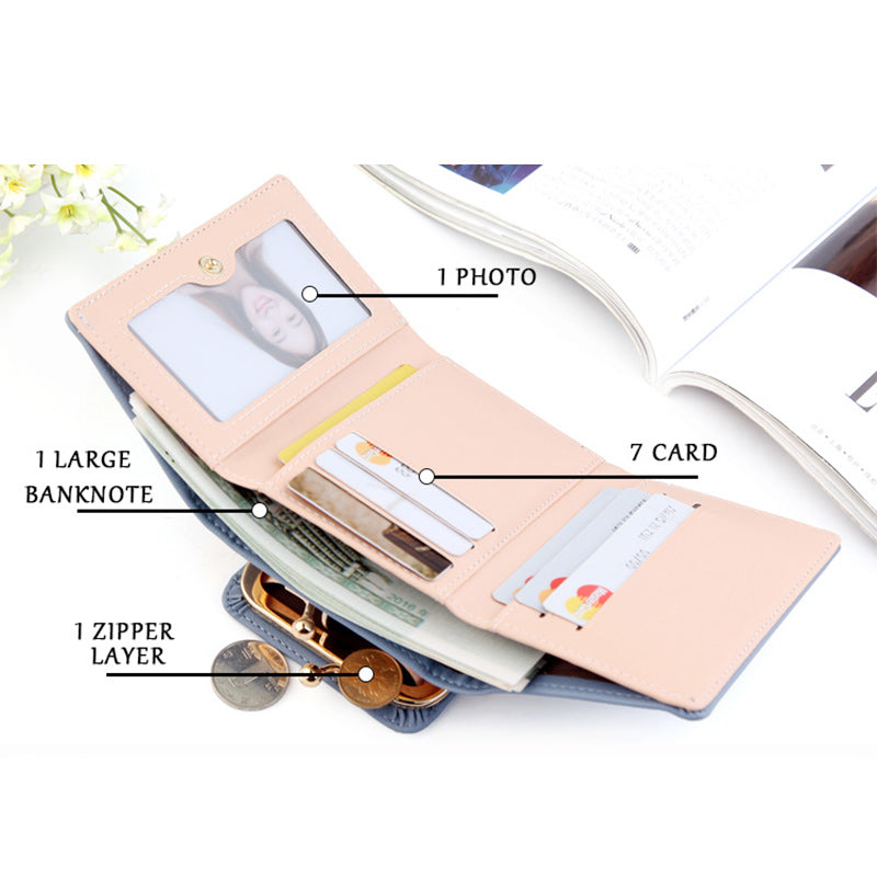 Lightly Design Multifunctional Elegant Trifold Wallet