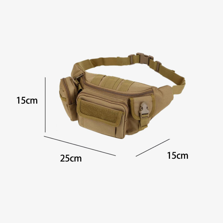 Camouflage Tactical Crossbody Bag Wear Resistant Hip Belt Waist Pack