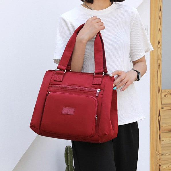 Multi-Pocket Waterproof Lightweight Elegant Handbag Shoulder Bag