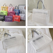 Tote Bag For Women Large Capacity Transparent PVC Crossbody Beach Bag