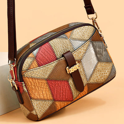 Contrast Color Crossbody Bag For Women Chic Shoulder Bag