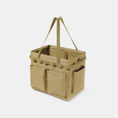 Collapsible Camping Tool Bag Garden Tool Organizer Storage Toolbag Handbag