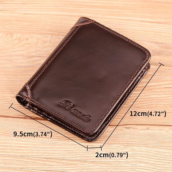 RFID Multifunctional Leather Wallet