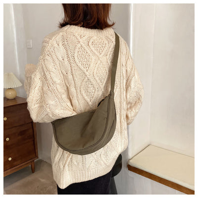 Crossbody Bag For Women Nylon Dumpling Style Shopping Shoulder Bag