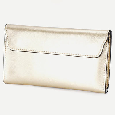 Wallet for Women Slim Multi-Function Minimalist Genuine Leather Handbag Purse