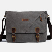 Men's Canvas Messenger Bag Retro Shoulder Crossbody Backpack Bags Purse