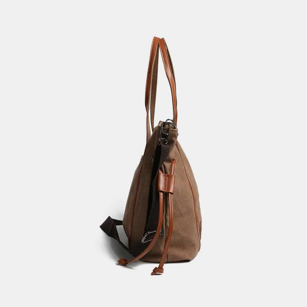 Vintage Casual Hobo Bag Canvas Daily Shoulder Tote Shopper Handbag