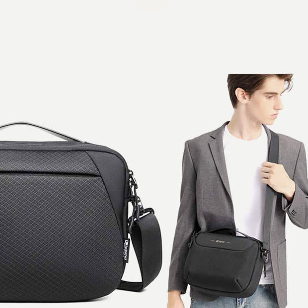 Waterproof Small Messenger Bag for Men Casual Business Shoulder Bag