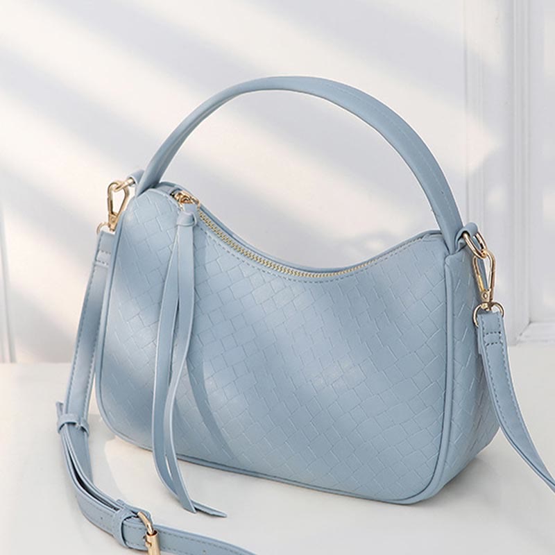 Shoulder Bag For Women Concise Style Plain Color Crossbody Bag