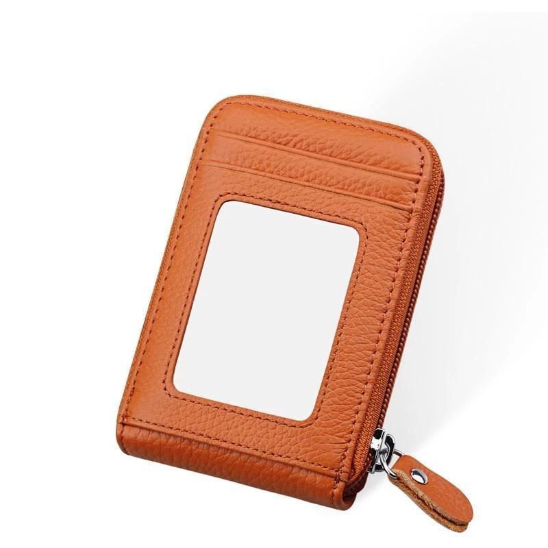 Large Capacity RFID Folding Wallet Card Holder