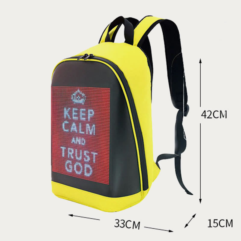 Backpack For Outdoor Advertise With LED Screen Large Billboard Bag