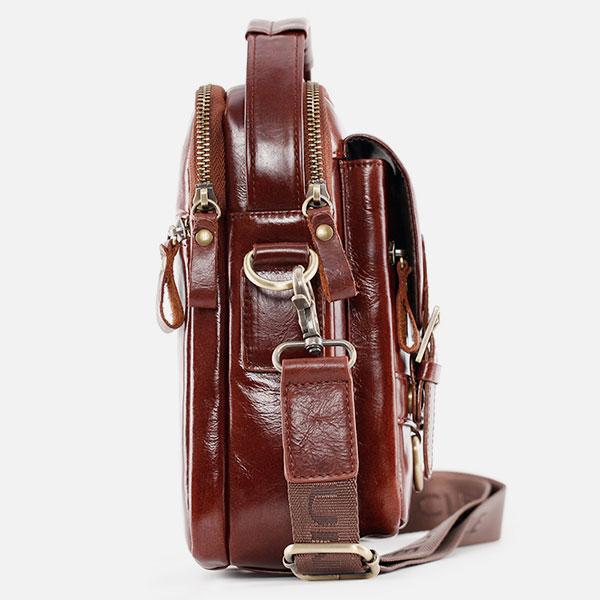 Multifunctional Leather Crossbody Bag