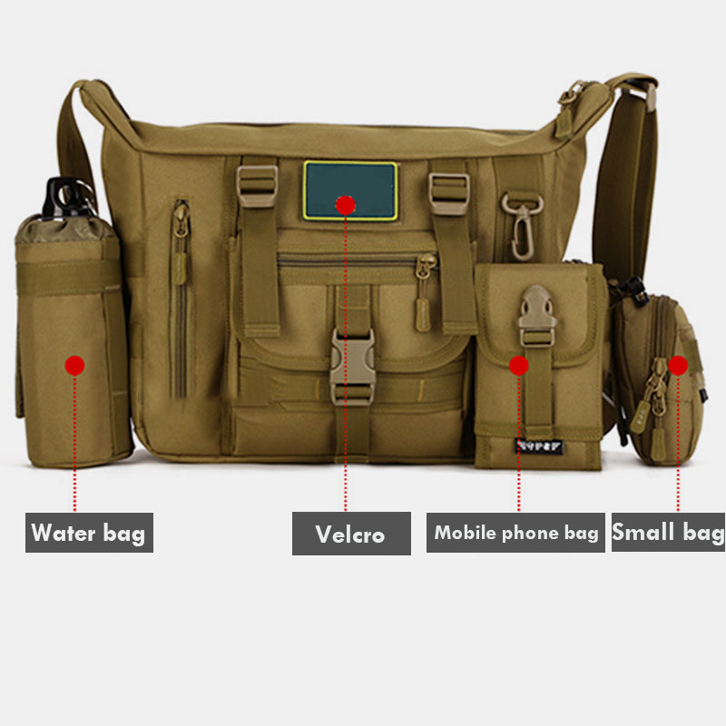 Waterproof Tactical Military Multi-Pocket Crossbody Bag