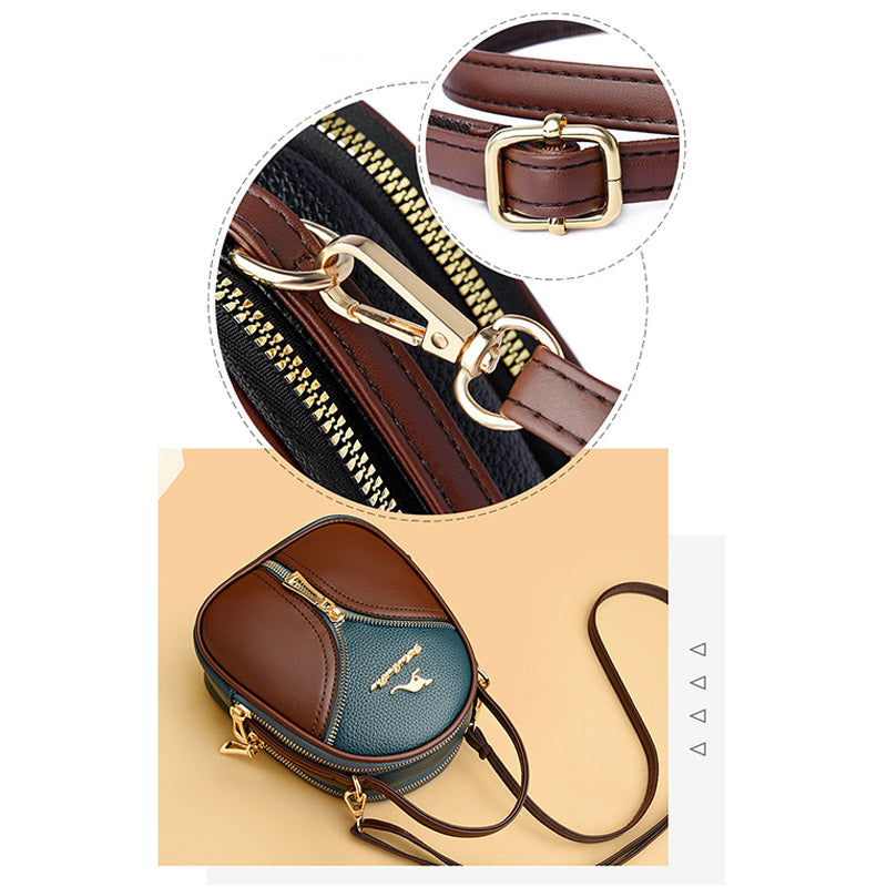 Small Crossbody Phone Bag for Women Cellphone Leather Shoulder Bags