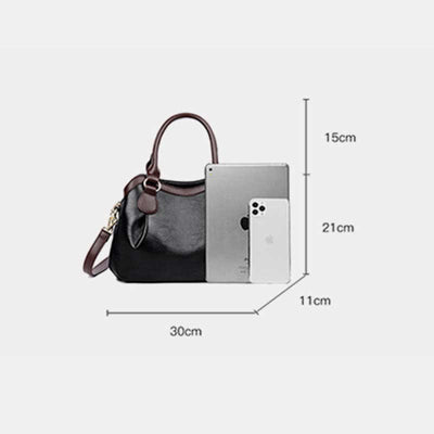 Triple Compartment Tote Purse for Women Large Hobo Handbag Crossbody Bag