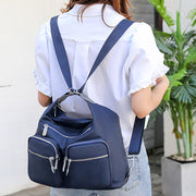 Multi-Carry Waterproof Daypack 3 Way Use Convertible Backpack Crossbody Shoulder Bag