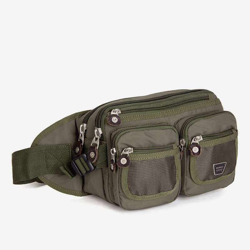 Multi-Pocket Large Capacity Durable Casual Waist Bag