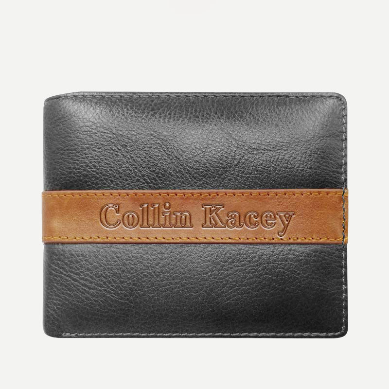 Mens Retro Bifold Short Roomy Leather Wallet Multi Style Optionals