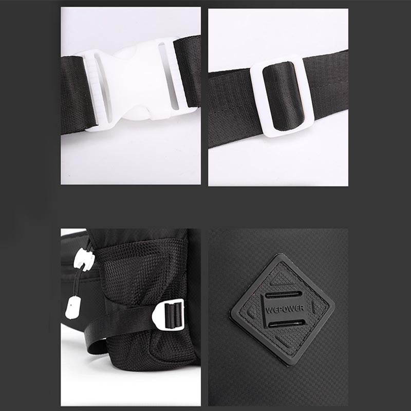 Multifunction Waist Bag Sling Bag for Women Men Lightweight Nylon Purses