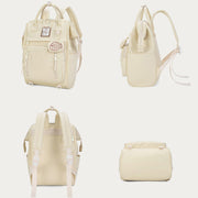 Backpack For Women Cute Sugar Color Large Capacity Simple Schoolbag