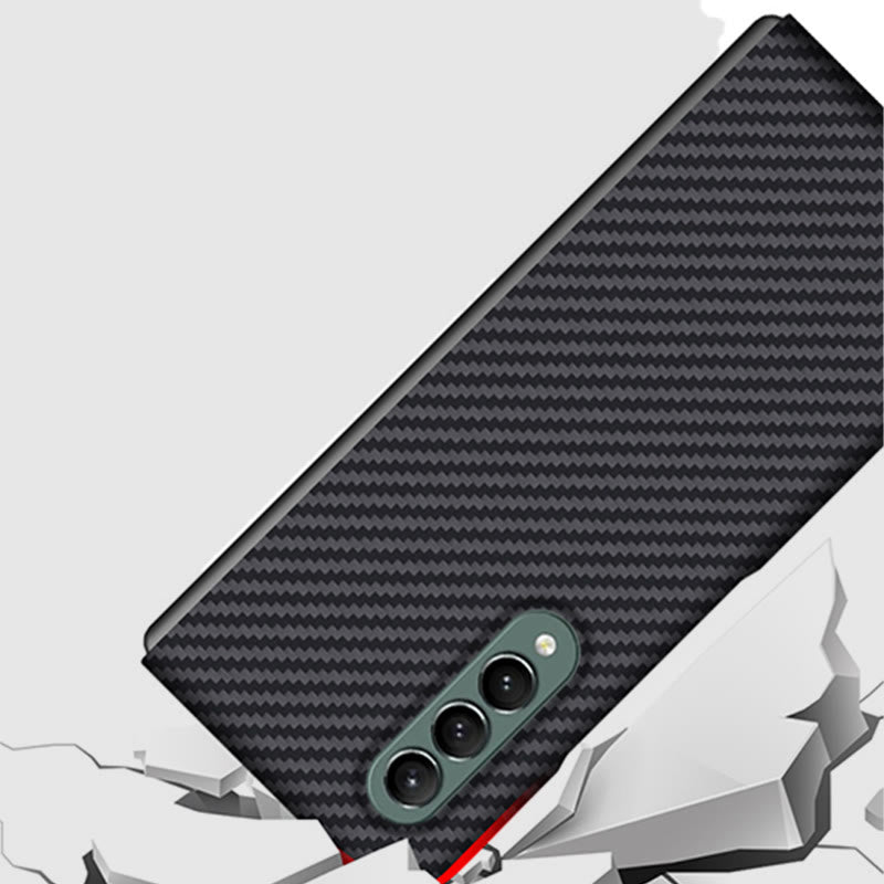 Real Kevlar Aramid Fiber Phone Case For Samsung Z Fold 2/3/4, W22/23/24