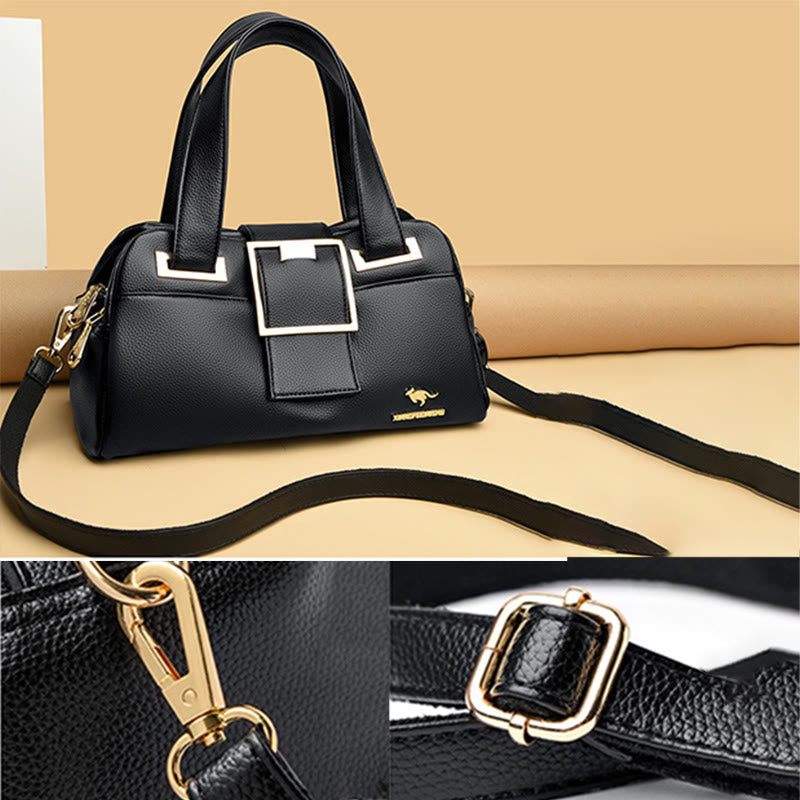 Handbag For Women Large Capacity Wide Handles Waterproof Crossbody Bag