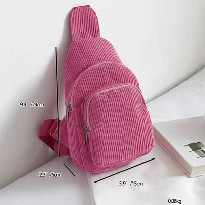 Sling Bag for Women Casual Small Canvas Crossbody Daypack