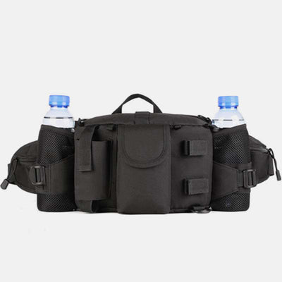 Multi-Pocket Crossbody Purse Tactical Waist Bag Fit 10 Inch Tablet