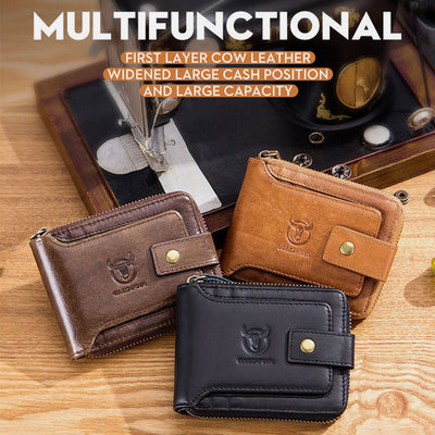 RFID Leather Multifunctional Wallet