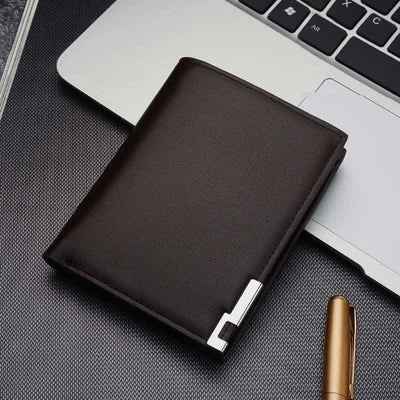 Minimalist Bifold Wallet for Men Business Slim Front Pocket Wallet