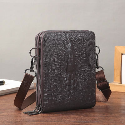 Detachable Strap Phone Bag For Women Embossing Leather Crossbody Bag