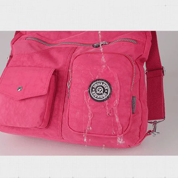 Waterproof Lightweight Multi-Pocket Convertible Backpack Shoulder Bag Purse for Women