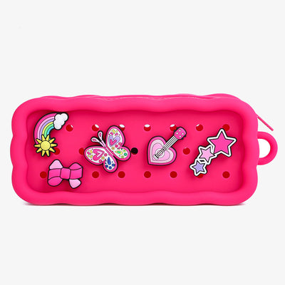 Deeppink Storage Bag For Women DIY Cartoon Butterfly Accessories Purse