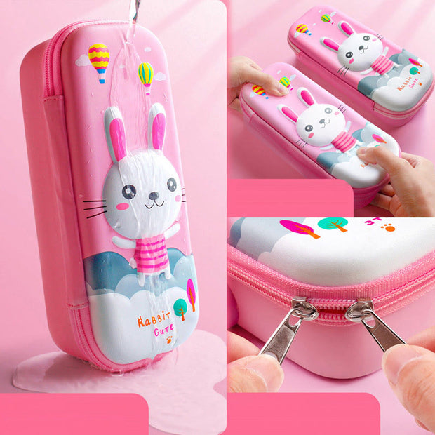 Cute Pencil Case For Kids Large Capacity Coded Lock Case