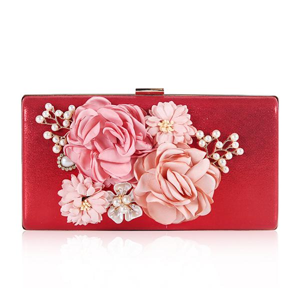 Floral Evening Clutch Bag