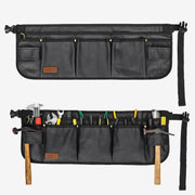 Multi-Slot Tool Belt Pouch Waterproof Canvas Waist Bag for Tool Organization