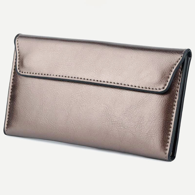 Wallet for Women Slim Multi-Function Minimalist Genuine Leather Handbag Purse