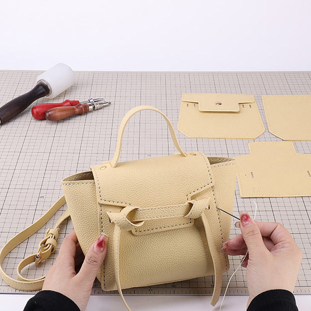 DIY Handbag For Women Retro With Silk Scarf Crossbody Bag