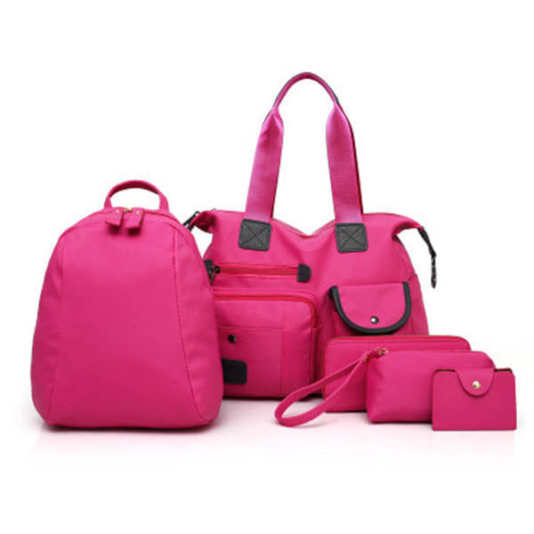 Women's Multifunctional Solid Color Bag Set