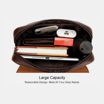 Super Large Capacity Waterproof Business Briefcase Crossbody Bag