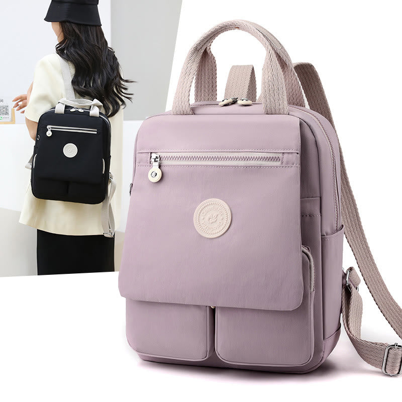 Backpack For Women Summer Leisure Shopping Large Capacity Nylon School Bag