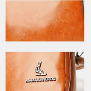 Vintage Genuine Leather Crossbody Phone Bag