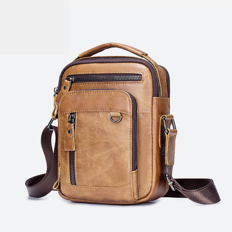 High Quality Retro Multi-Pocket Business Crossbody Bag