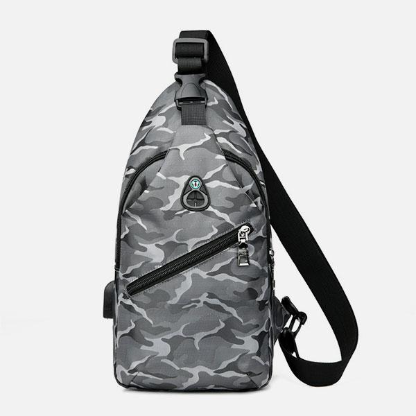 Waterproof Large-Capacity Casual Sling Bag Crossbody Bag