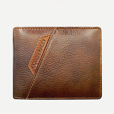 Mens Retro Bifold Short Roomy Leather Wallet Multi Style Optionals