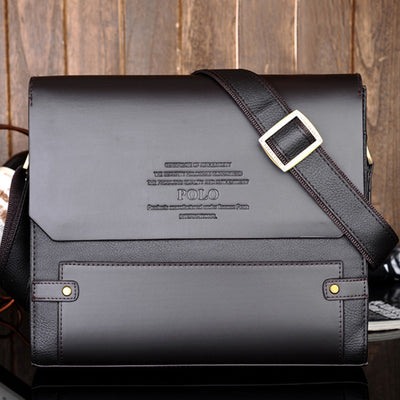 Small Messenger Bag for Men Travel Work Casual Leather Crossbody Satchel